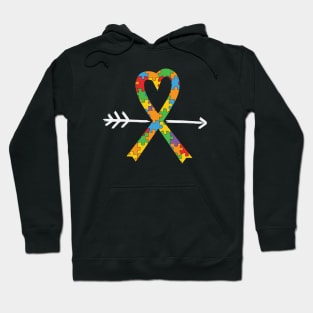 Autism Awareness - Ribbon Hoodie